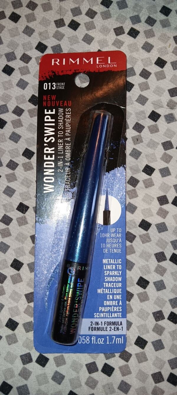 Rimmel Wonder'Swipe 2-In-1 Metallic Liner To Sparkly Shadow #013 Front Stage
